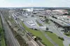 Vogelperspektive Terminal Wels