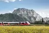 Salzkammergutbahn, Zug vor dem Traunstein