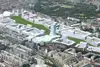Visualisation of a new city district.