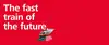 Subject: Eastern Region Campaign<br/>Text insert: red background, white “Faster trains in the future,” underneath a diamond with “Express train” and white “What are you driving?”