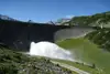 Blick auf die Staumauer Tauernmoos