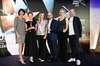 Media Award für Next Level Lehrlingskampagne gewonnen.<br/>vlnr.: Andrea Groh (Gewista), Petra Piesczek (Mediaagentur „Mediacom“), Karin Seywald-Czihak (ÖBB Werbung), Andreas Beer (INFRA Newsroom),  Eva Holz-Dahrenstaedt (ÖBB Werbung) und Joachim Feher (RMS Austria) bei der Preisverleihung