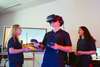 Apprentices with VR glasses