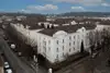 Textinsert: Foto St. Pölten, Bahnhofplatz, Khittelstraße 2-4, 5 + 7, Außenansicht Wohnbau, Vorderansicht Straße