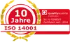 Zertifizierung „10 Jahre ISO 14001“