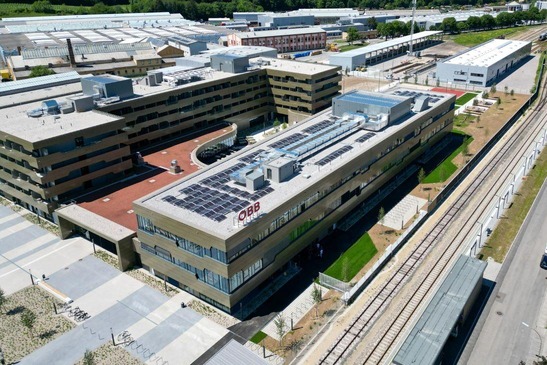 Bird's eye view of the campus