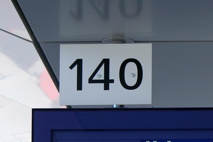 Orientation board on rail platform