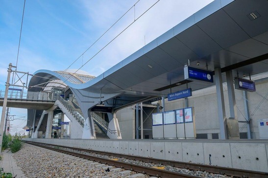 Bahnhof Wien Aspern Bahnsteige