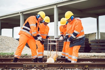 Arbeiten im Gleisbereich