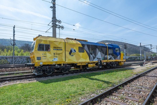 Messwagen EM100VT Plasser & Theurer