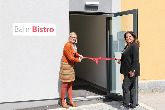 Neues Bahnbistro Innsbruck Wiltenberg am neuen Standort eröffnet.