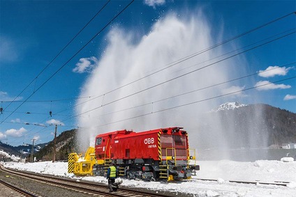 Schneeschleuder in Hochfilzen