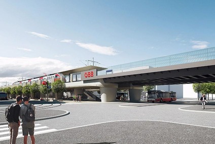 © ÖBB/Feuchtenhofer Visualisierung der Station Hietzinger Hauptstraße