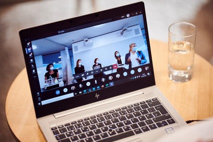 © ÖBB/Marek Knopp Laptop mit Video-Besprechung