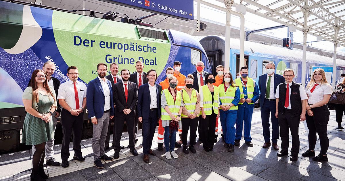 ÖBB: Rekordzug Connecting Europe Express zu Gast in Salzburg