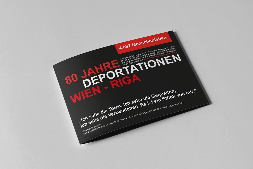 Gedenkausstellung 80 Jahre Deportation Wien-Riga