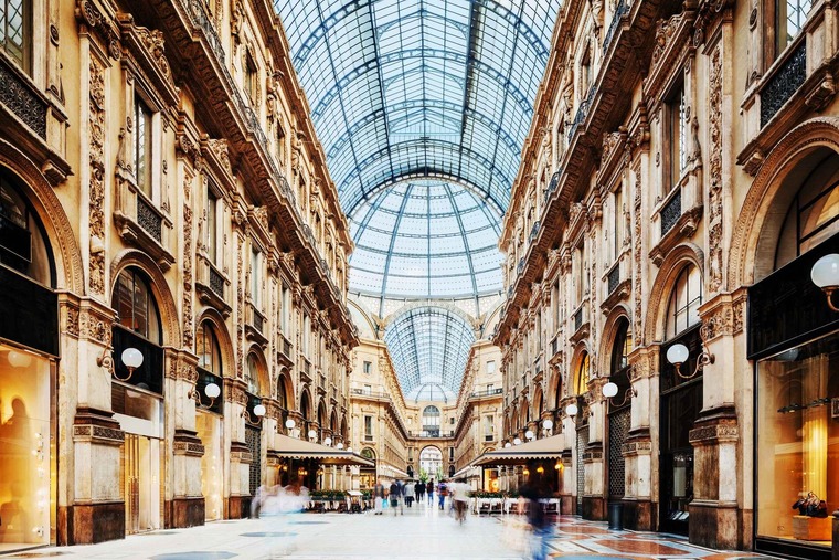 Shopping in der Galleria Vittorio Emanuele II.