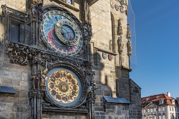 Die astronomische Uhr am Prager Rathaus