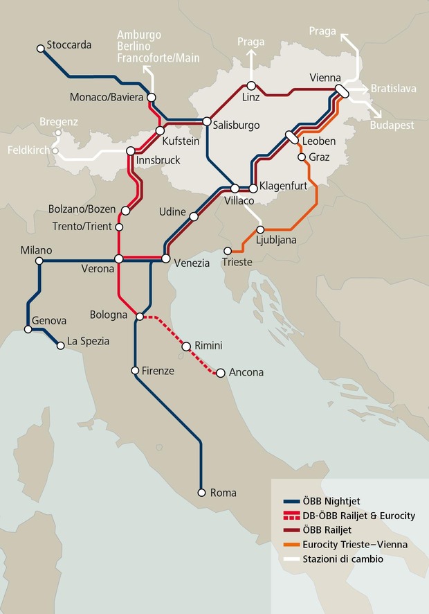 © ÖBB Connessioni Italia