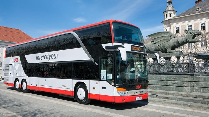 Intercitybus in Klagenfurt