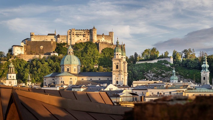 Stadt Salzburg mit Festung Hohensalzburg