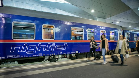 Nightjet alla piattaforma