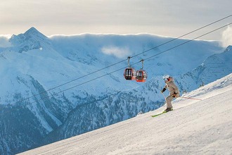 Skifahren am Stubnerkogel im Frühling