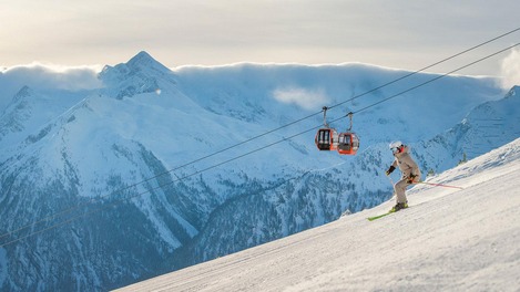 Skifahren am Stubnerkogel im Frühling