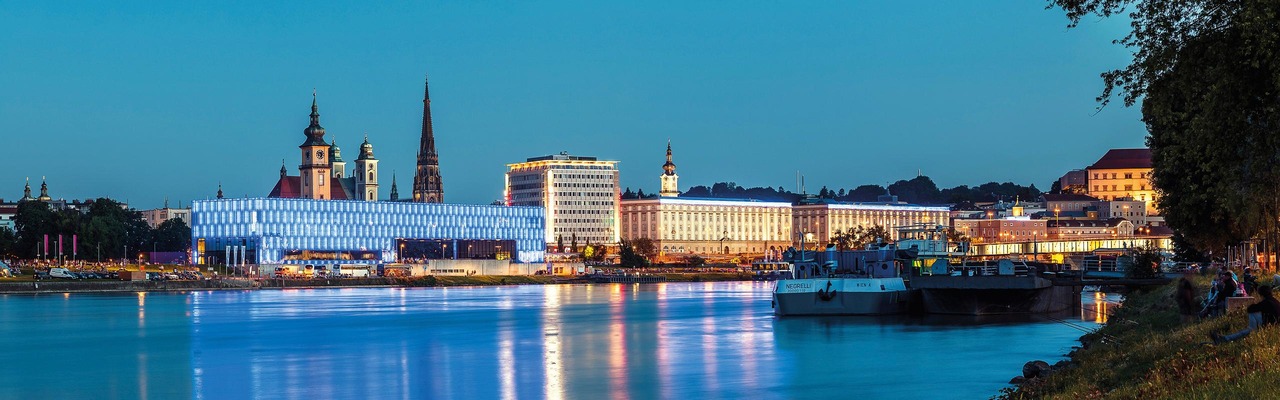 Blick Urfahr Donauufer