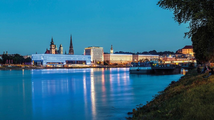 Blick Urfahr Donauufer