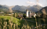 Landschaft Ferienorte Sommer Kirche