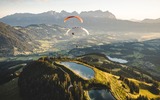 Paragleiten Sommer Kitzbühel Hahnenkamm