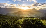 Sonnenuntergang auf der Seefelder Spitze - Blick über das Hochplateau und das Inntal - Sommer