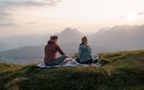 Sundowner Picknick auf der Rosshütte Seefeld - Picknick im Sonnenuntergang