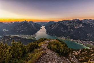 Sonnenuntergang am Bärenkopf in Pertisau am Achensee