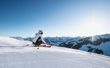 Skifahren Ski-Alpin Details Piste Kitzbuehel 