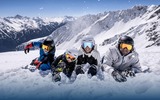 Familie im Schnee