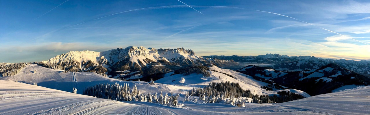 Bergpanorama in der SkiWelt Wilder Kaiser-Brixental