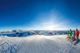 Familie auf der Piste