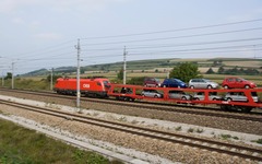 Autoreisezug Seitenansicht