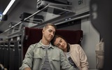 Couple in the seat car comfort
