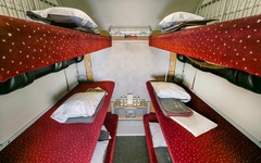 Couchette in slaapstand