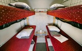 Couchette en position de couchage