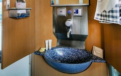 Wasgelegenheid in het slaaprijtuig