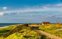 Coast scenery at Ferring, Denmark