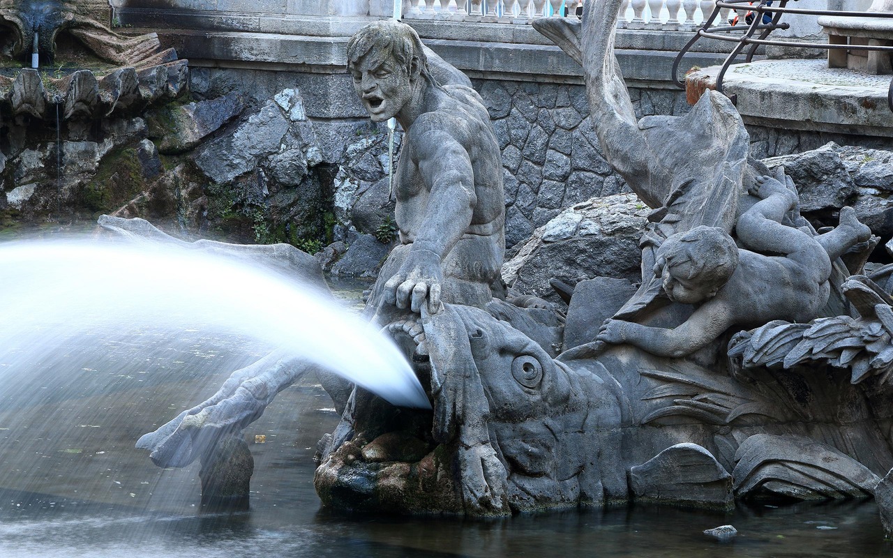 Tritonenbrunnen in Düsseldorf