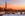 Panorama met zonsondergang en Eiffeltoren