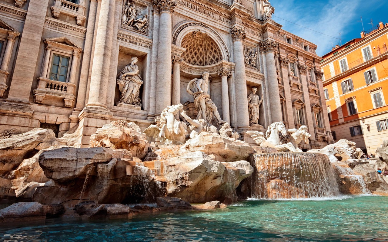 Rom Trevi Brunnen