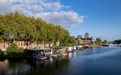 Péniches à Utrecht