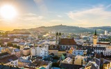 Panorama van Linz
